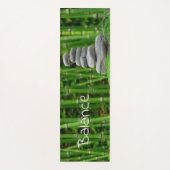 Bamboe Forest Green Stones in Balance Yogamat (Voorkant)