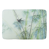 Bamboe Forest - groen Badmat (Voorkant)