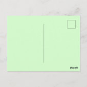 Bamboe Forest - groen Briefkaart (Achterkant)