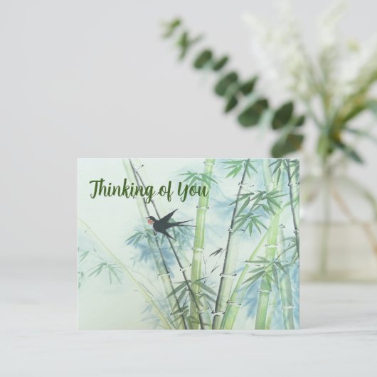 Bamboe Forest - groen Kaart (Staand voorkant)
