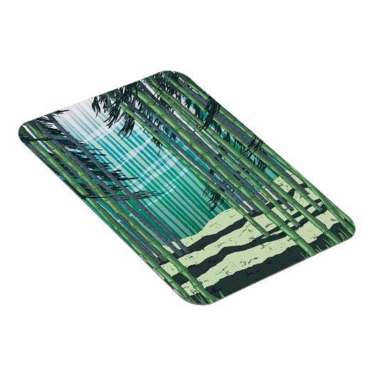 Bamboe Forest Magneet (Rechterzijde)