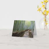 Bamboe Forest of Sagano - Kyoto, Japan Kaart (Gele Bloem)