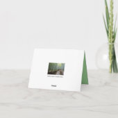 Bamboe Forest of Sagano - Kyoto, Japan Kaart (Achterkant)