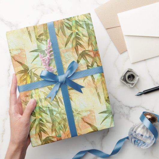 Bamboe Forest Painting Cadeaupapier (Geschenken)