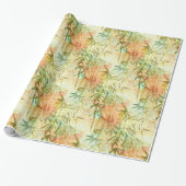 Bamboe Forest Painting Cadeaupapier (Uitgerold)