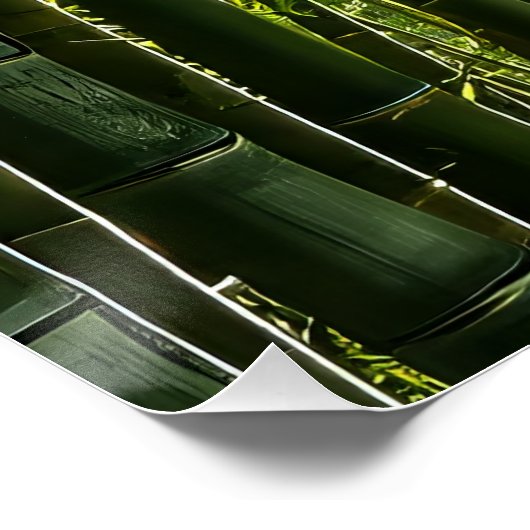 Bamboe Forest Perfect Poster (Hoek)