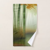 Bamboe Forest Traditional Chinese Painting Bad Handdoek (Handdoek)
