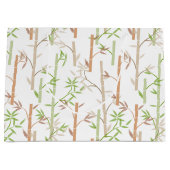 Bamboe gebladerte Oosterse groene bladeren Groot Cadeauzakje (Voorkant)