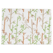 Bamboe gebladerte Oosterse groene bladeren Groot Cadeauzakje (Achterkant)