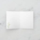 Bamboe gebladerte Oosterse groene bladeren Kaart (Binnen)