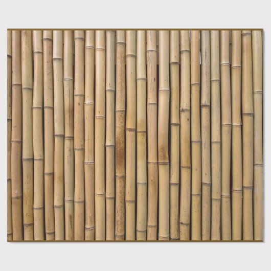 Bamboe getextureerd inpakpapier (Vlak)