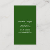 Bamboe Green Visitekaartje (Achterkant)
