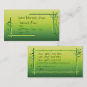 Bamboe Green Visitekaartje (Voorkant / Achterkant)