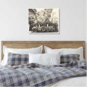 Bamboe Groove Canvas Afdruk (Insitu (Slaapkamer))