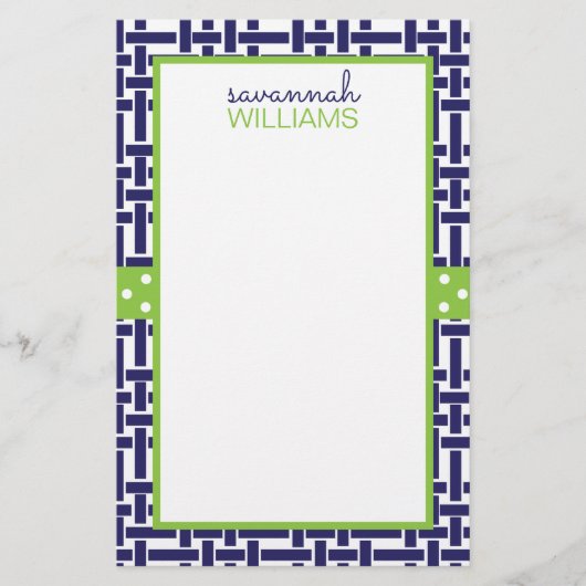 Bamboe & Grosgrain - Aangedreven schrijfbenodigdhe (Voorkant)