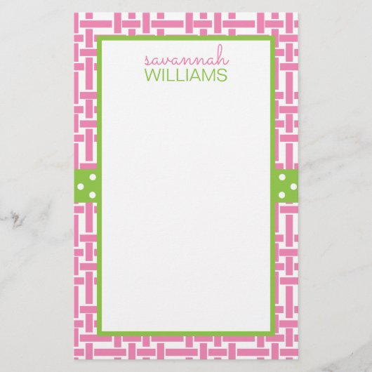 Bamboe & Grosgrain - Aangedreven schrijfbenodigdhe (Voorkant)