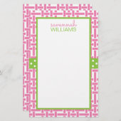 Bamboe & Grosgrain - Aangedreven schrijfbenodigdhe (Voorkant / Achterkant)