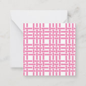 Bamboe & Grosgrain Cadeaubehuizing Kaarten Notitiekaartje (Achterkant)