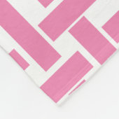 Bamboe & Grosgrain Monogrammed Fleece Blanket Deken (Hoek)
