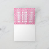 Bamboe & Grosgrain Monogrammed Note Kaarten (Binnen)