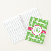 Bamboe & Grosgrain Monogrammen Spiral Notitieboek (Binnen)