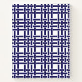 Bamboe & Grosgrain Monogrammen Spiral Notitieboek (Achterkant)