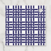 Bamboe & Grosgrain persoonlijke cadeaus of favorie Bedankjes Labels (Achterkant)