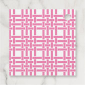 Bamboe & Grosgrain persoonlijke cadeaus of favorie Bedankjes Labels (Achterkant)