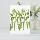 Bamboe Group Stems Bedankkaart (Staand voorkant)