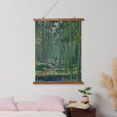 Bamboe Grove of Saga Fujishima Takeji Hangend Wandkleed (Slaapkamer)