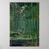 Bamboe Grove of Saga Fujishima Takeji Poster (Voorkant)