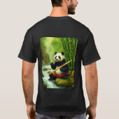 Bamboe Harmonie: Guohua Panda T-shirt (Achterkant)