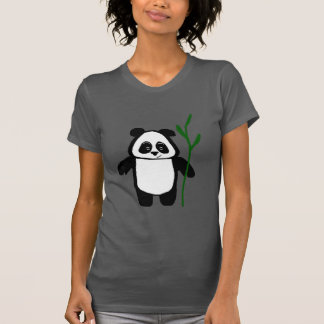 Bamboe het Panda Bella Canvas Dames shirt