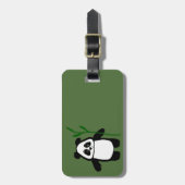 Bamboe het Panda Green Bagagelabel (Voorkant verticaal)
