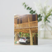 Bamboe House in Bali Briefkaart (Staand voorkant)