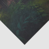 bamboe hut in het dorp decoupage tissuepapier (Detail)