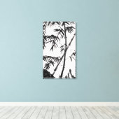 Bamboe in de lente canvas afdruk (Insitu (Houten vloer))