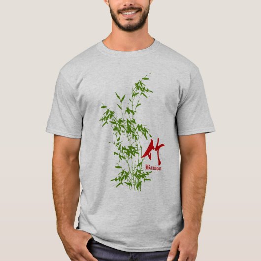 Bamboe in Kanji T-shirt (Voorkant)