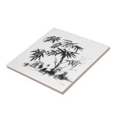 Bamboe in water tegeltje (Zijkant)