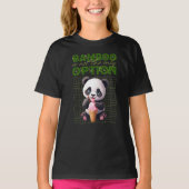 Bamboe is niet de enige optie, ijspanda t-shirt (Voorkant)