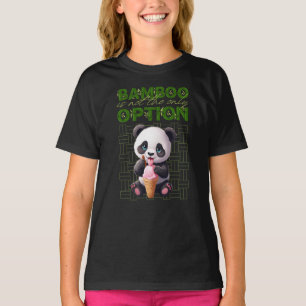 Bamboe is niet de enige optie, ijspanda t-shirt