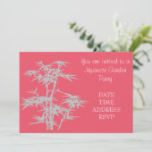 Bamboe Japanse Tuin feestfunctie Kaart (Staand voorkant)