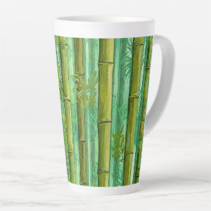 Bamboe Jungle Bos Warm Koel Groen Latte Mok
