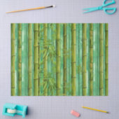 Bamboe Jungle Bos Warm Koel Groen Tissuepapier (Craft)
