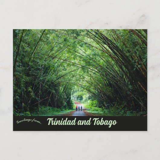 Bamboe kathedraal Trinidad en Tobago Briefkaart (Voorkant)