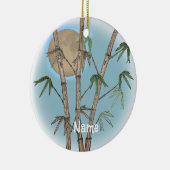 Bamboe Keramisch Ornament (Rechts)