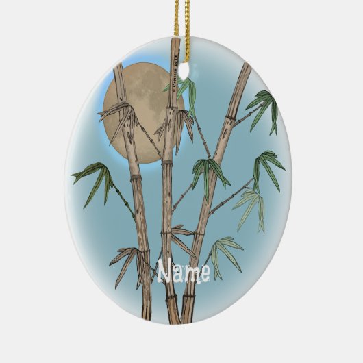 Bamboe Keramisch Ornament (Rechts)