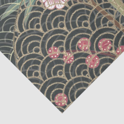 Bamboe Kersenbloesems Art Deco Decoupage Tissuepapier (Detail)