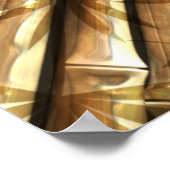 Bamboe Kunst 1 Poster (Hoek)