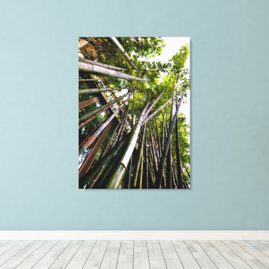 BAMBOE KUNST CANVAS AFDRUK (Insitu (Houten vloer))